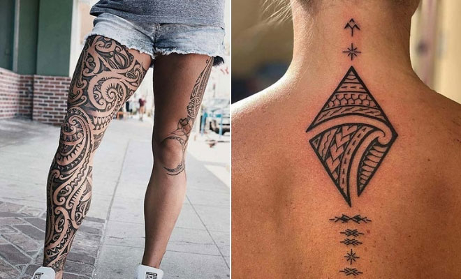 23 idées de tatouage tribal Badass pour les femmes