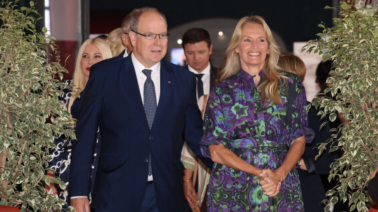 Prince Albert et Estelle Lefébure