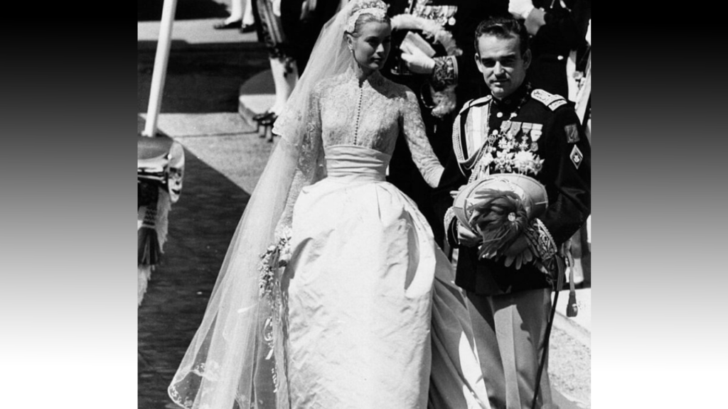 La Princesse Grace Kelly de Monaco et le Prince Rainier - 1956