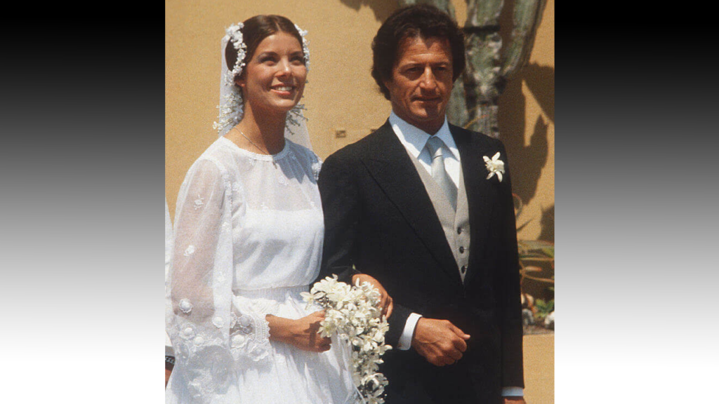 La Princesse Caroline de Monaco et Philippe Junot - 1978